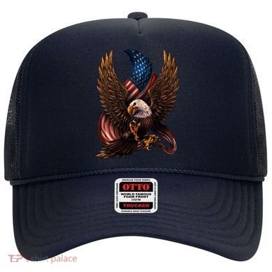 Patriotic American Design With Eagle And Flag Hat