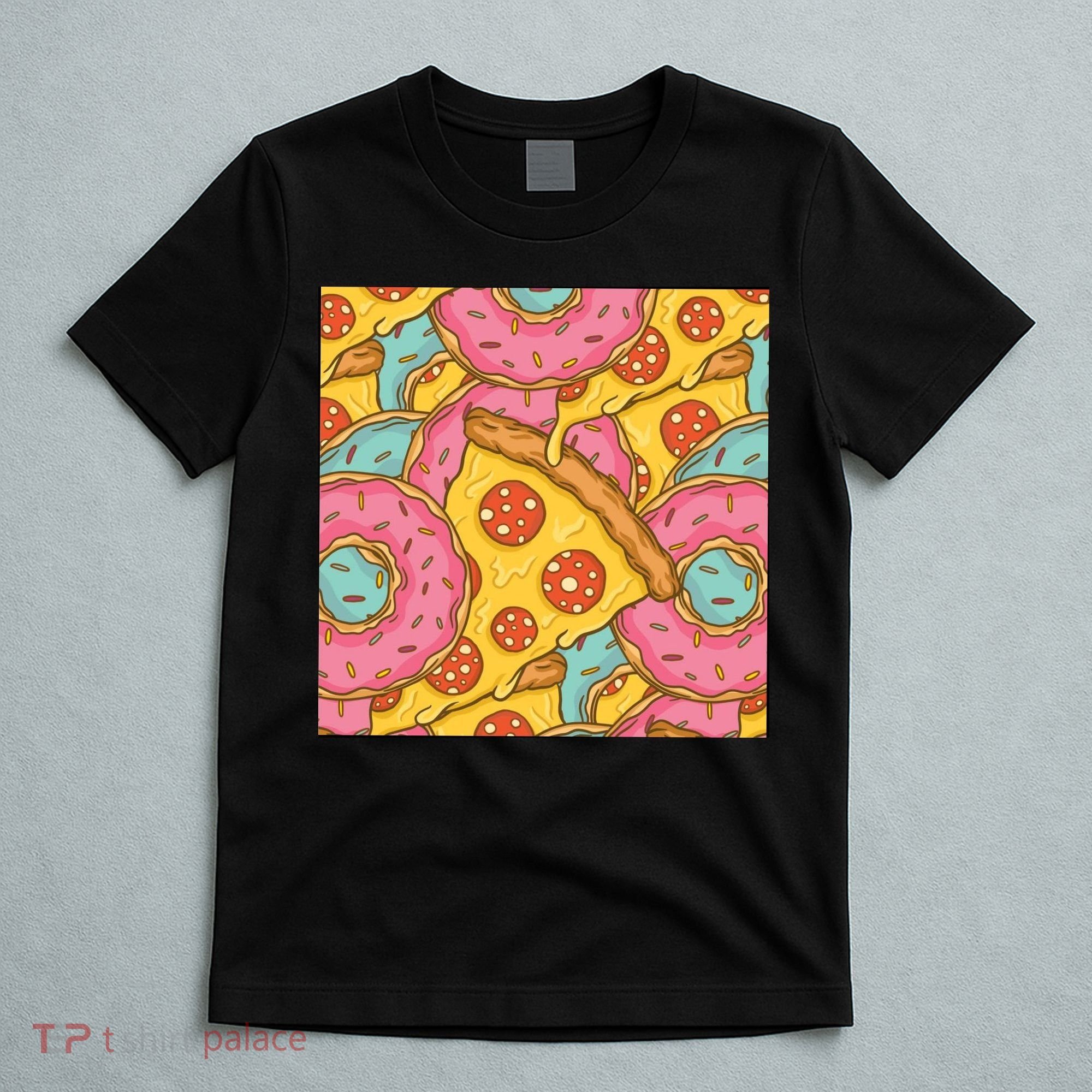 Pizza And Donuts Fast Food T-Shirt