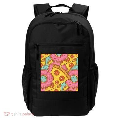 Pizza And Donuts Fast Food Backpack