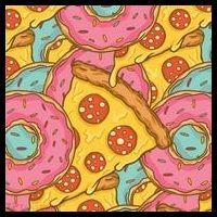 Pizza And Donuts Fast Food Coffee Mug thumb 5