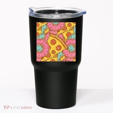 Pizza And Donuts Fast Food Tumbler