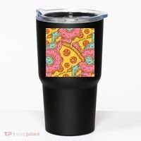 Pizza And Donuts Fast Food Tumbler thumb 0