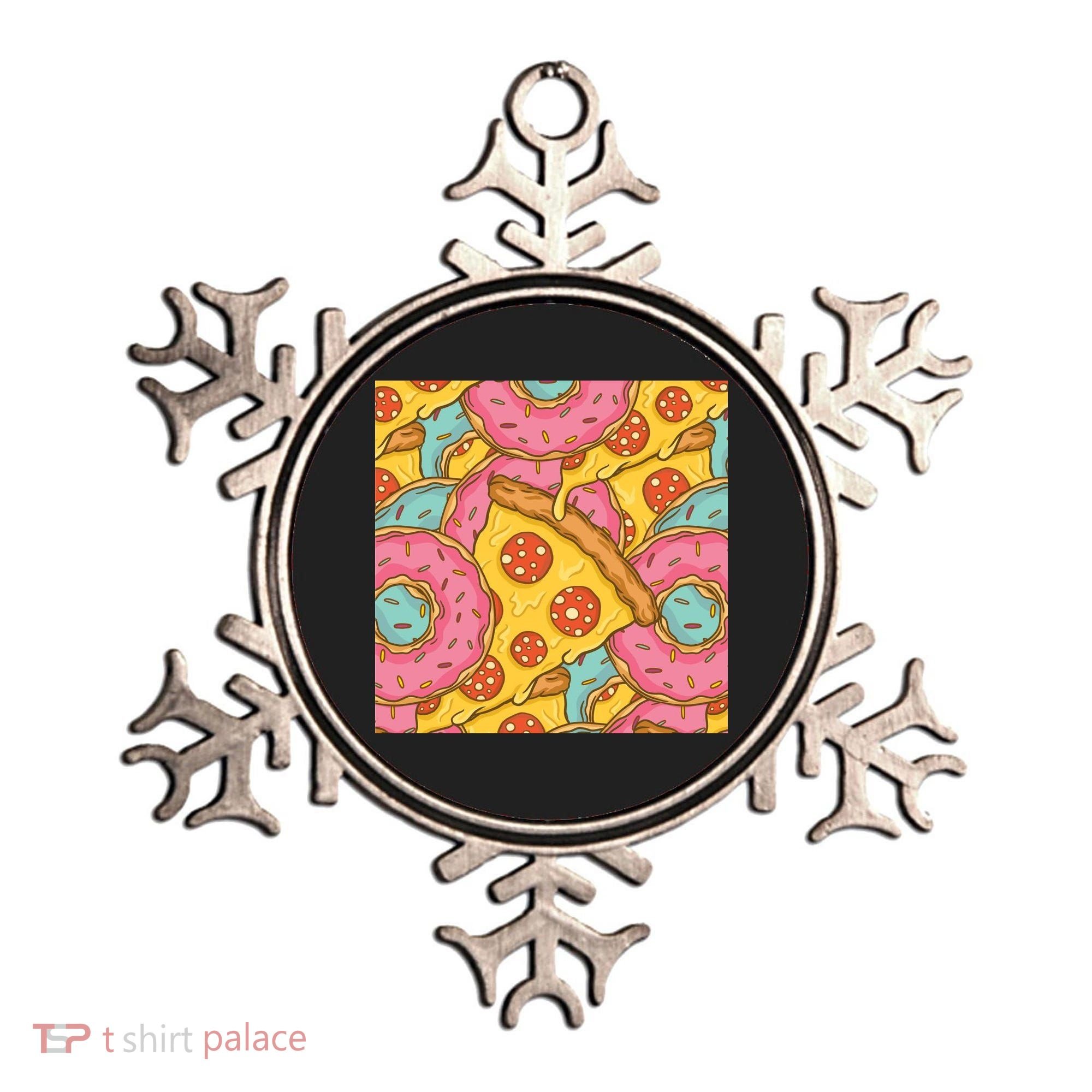 Pizza And Donuts Fast Food Ornament