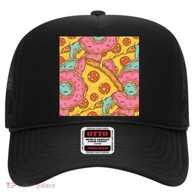 Pizza And Donuts Fast Food Hat