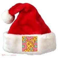 Pizza And Donuts Fast Food Santa Hat thumb 0