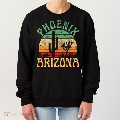Phoenix Arizona Desert Cactus Retro Sunset Outdoors Retro Women's Sweatshirt