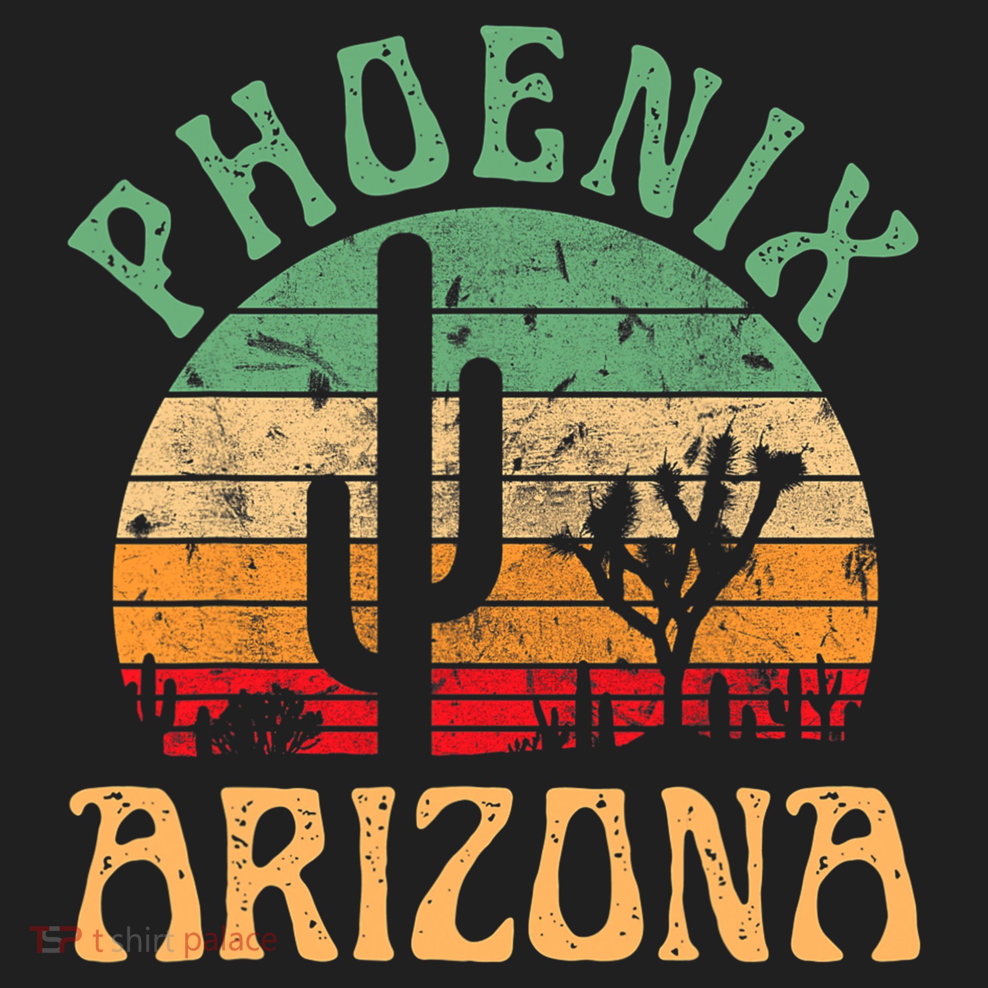 Phoenix Arizona Desert Cactus Retro Sunset Outdoors Retro Women's Sweatshirt