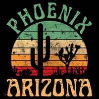 Phoenix Arizona Desert Cactus Retro Sunset Outdoors Retro Coffee Mug thumb 5