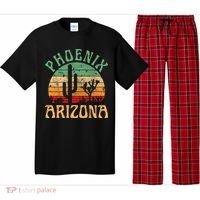 Phoenix Arizona Desert Cactus Retro Sunset Outdoors Retro Pajama Set thumb 0