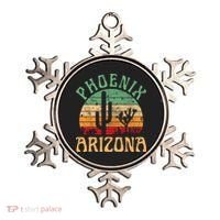 Phoenix Arizona Desert Cactus Retro Sunset Outdoors Retro Ornament thumb 0