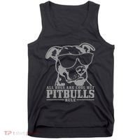 Pitbull All Dogs Are Cool Pitbulls Rule Funny Pitbull Tank Top thumb 0