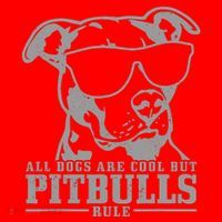 Pitbull All Dogs Are Cool Pitbulls Rule Funny Pitbull Santa Hat thumb 1