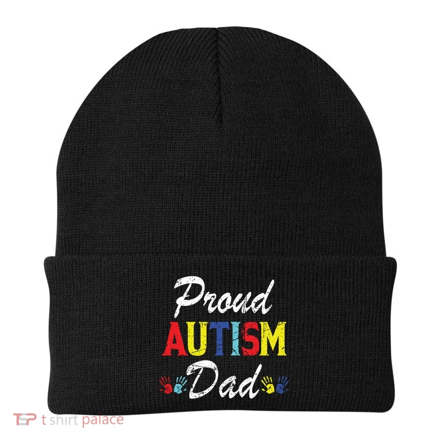Proud Autism Dad Gift Beanie