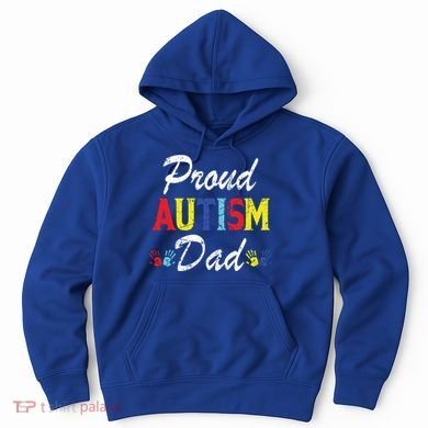 Proud Autism Dad Gift Hoodie