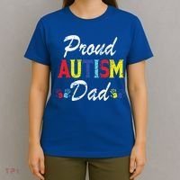 Proud Autism Dad Gift T-Shirt thumb 4