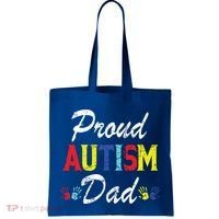 Proud Autism Dad Gift Tote Bag thumb 0