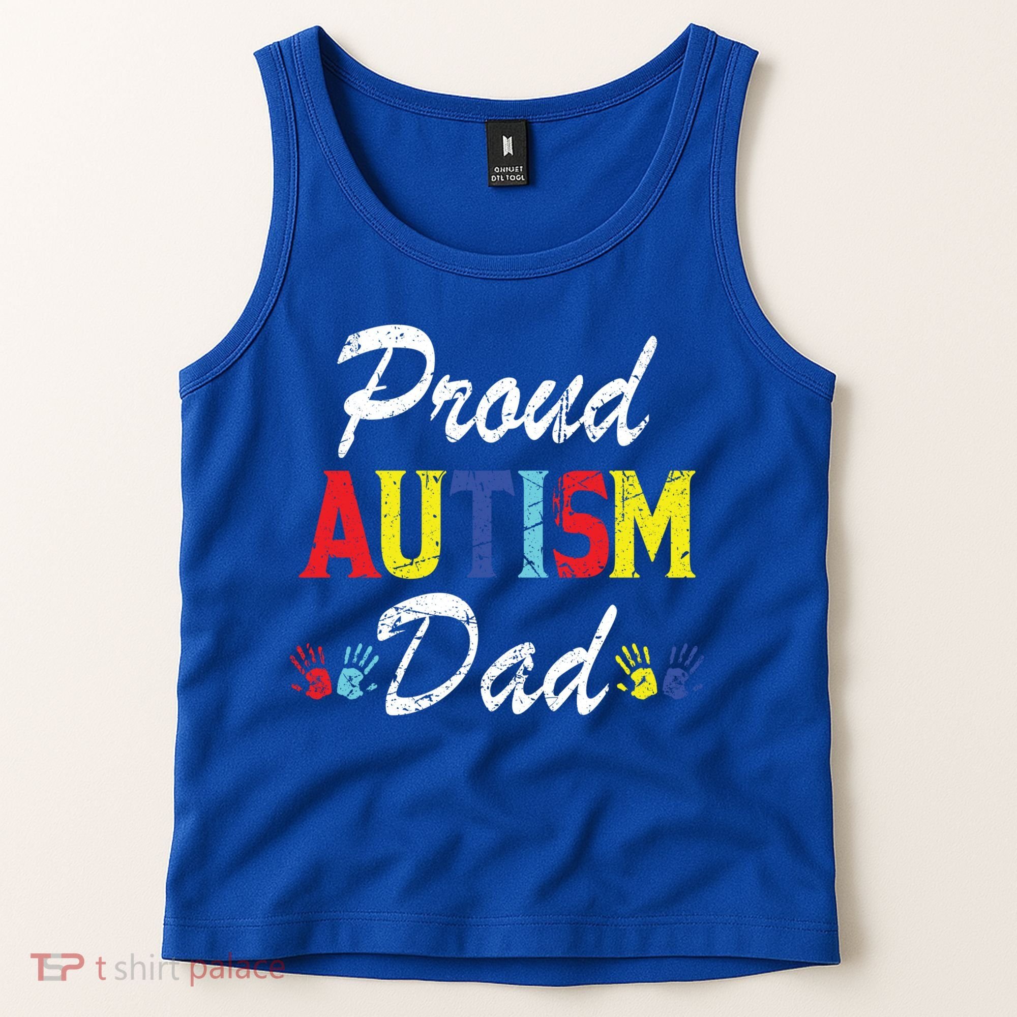 Proud Autism Dad Gift Tank Top