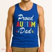 Proud Autism Dad Gift Tank Top thumb 3