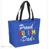 Proud Autism Dad Gift Tote Bag thumb 2