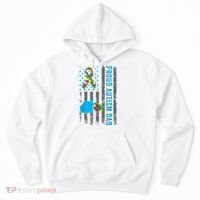 Proud Autism Dad American Flag USA Autism Awareness Dad  Hoodie thumb 0
