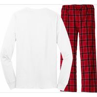 Proud Autism Dad American Flag USA Autism Awareness Dad  Long Sleeve Pajama Set thumb 1
