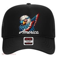 Patriotic America Dabbing Bald Eagle Hat thumb 0