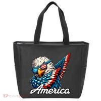 Patriotic America Dabbing Bald Eagle Tote Bag thumb 0