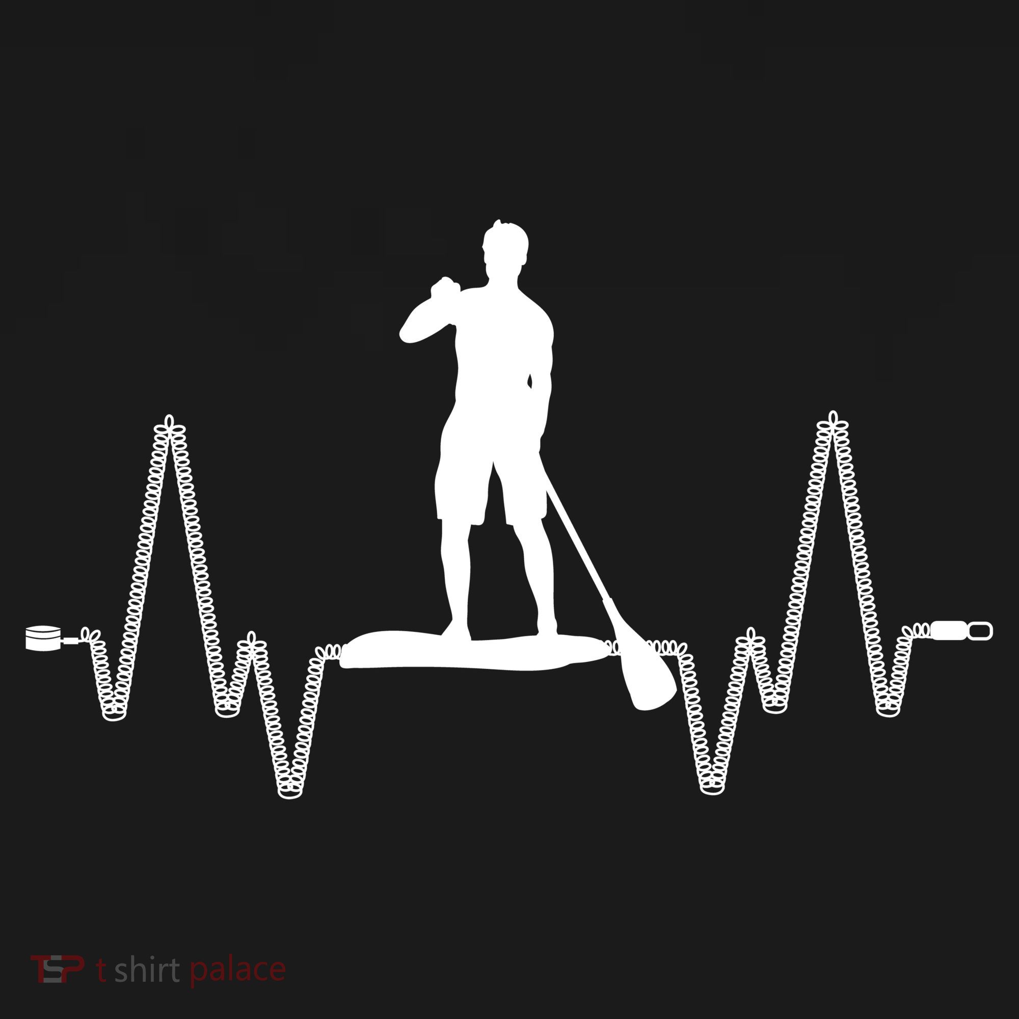 Paddle Board Heartbeat Doggie Tank