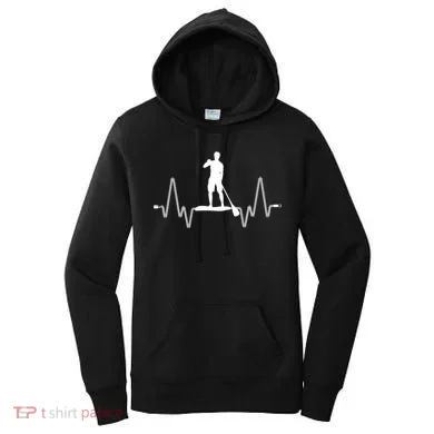 Paddle Board Heartbeat Women's Hoodie