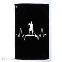 Paddle Board Heartbeat Golf Towel thumb 0