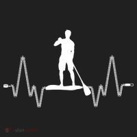 Paddle Board Heartbeat Golf Towel thumb 3