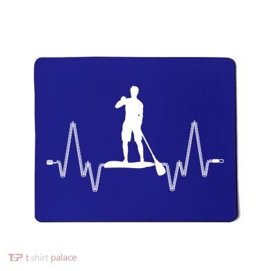 Paddle Board Heartbeat Mousepad