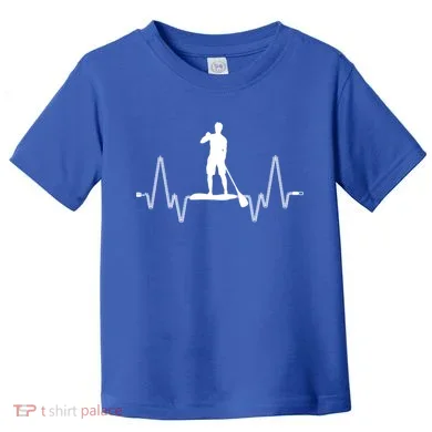Paddle Board Heartbeat Toddler T-Shirt