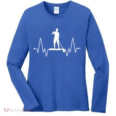Paddle Board Heartbeat Women's Long Sleeve Shirt