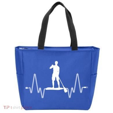 Paddle Board Heartbeat Tote Bag