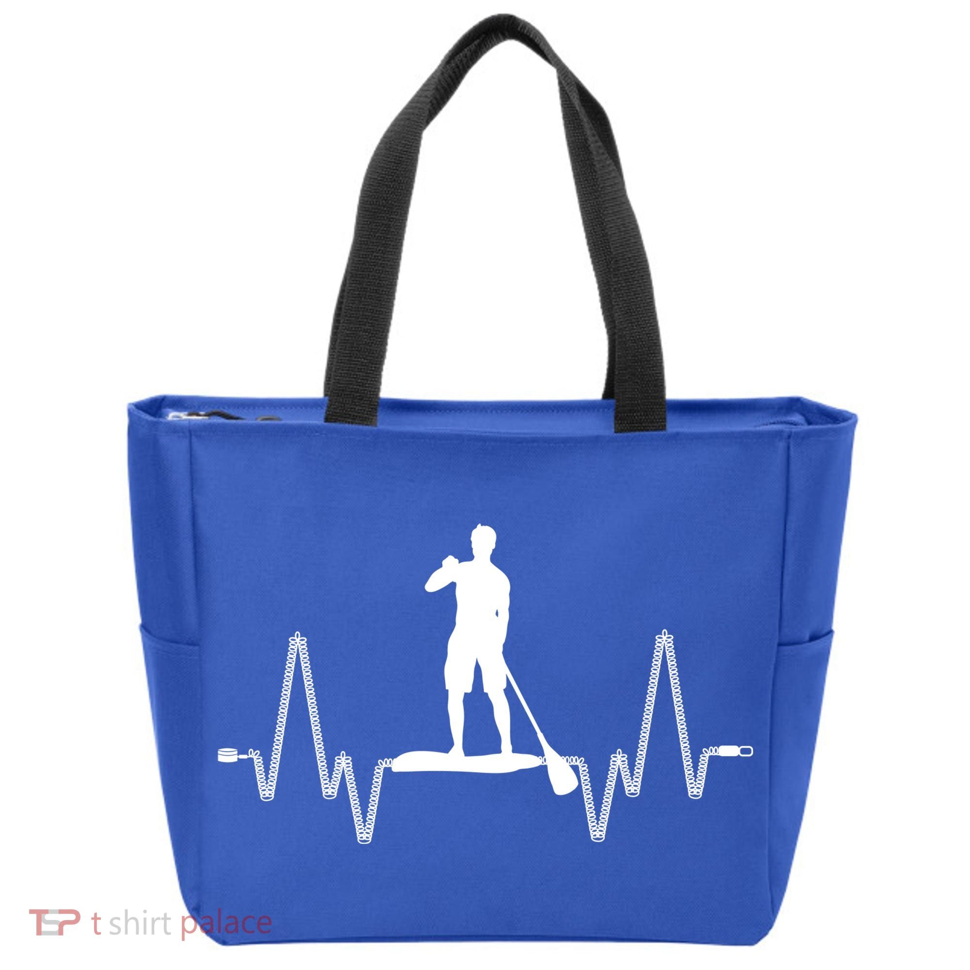 Paddle Board Heartbeat Tote Bag