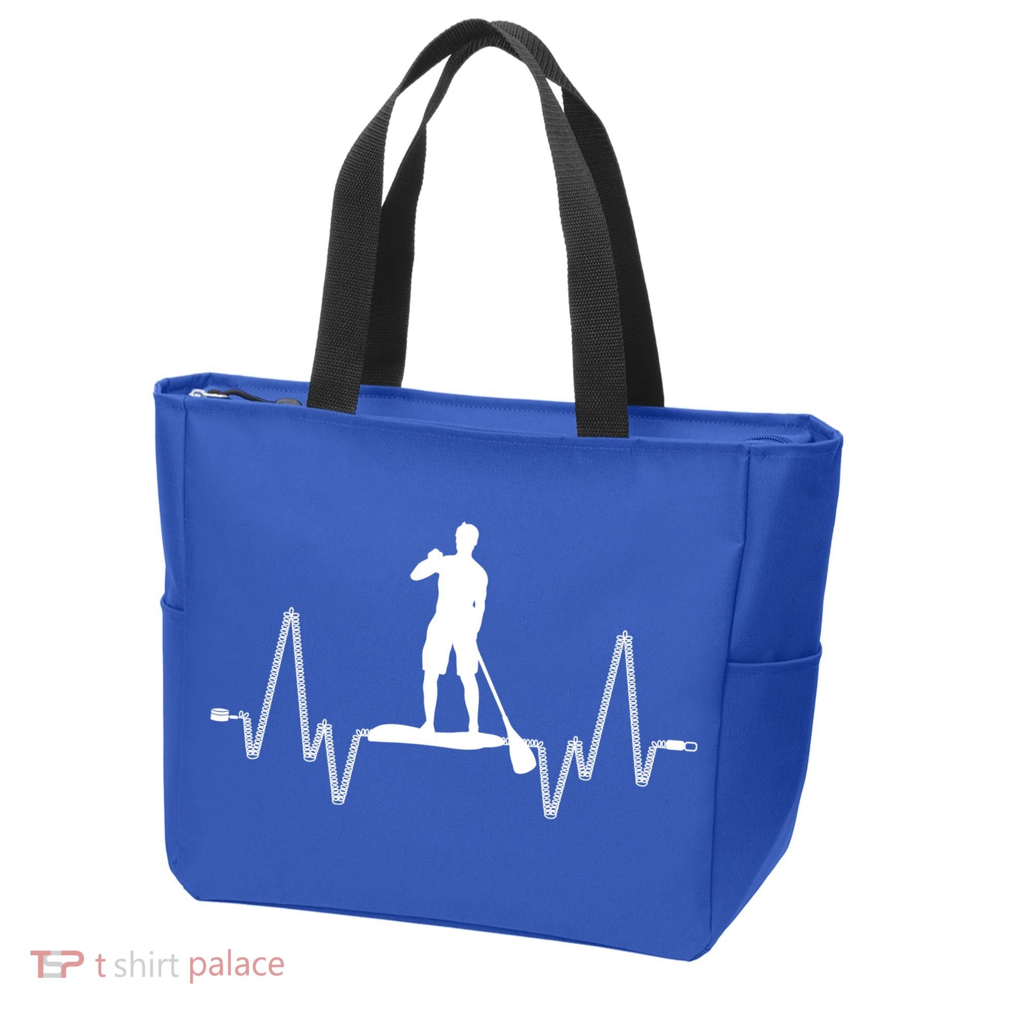 Paddle Board Heartbeat Tote Bag