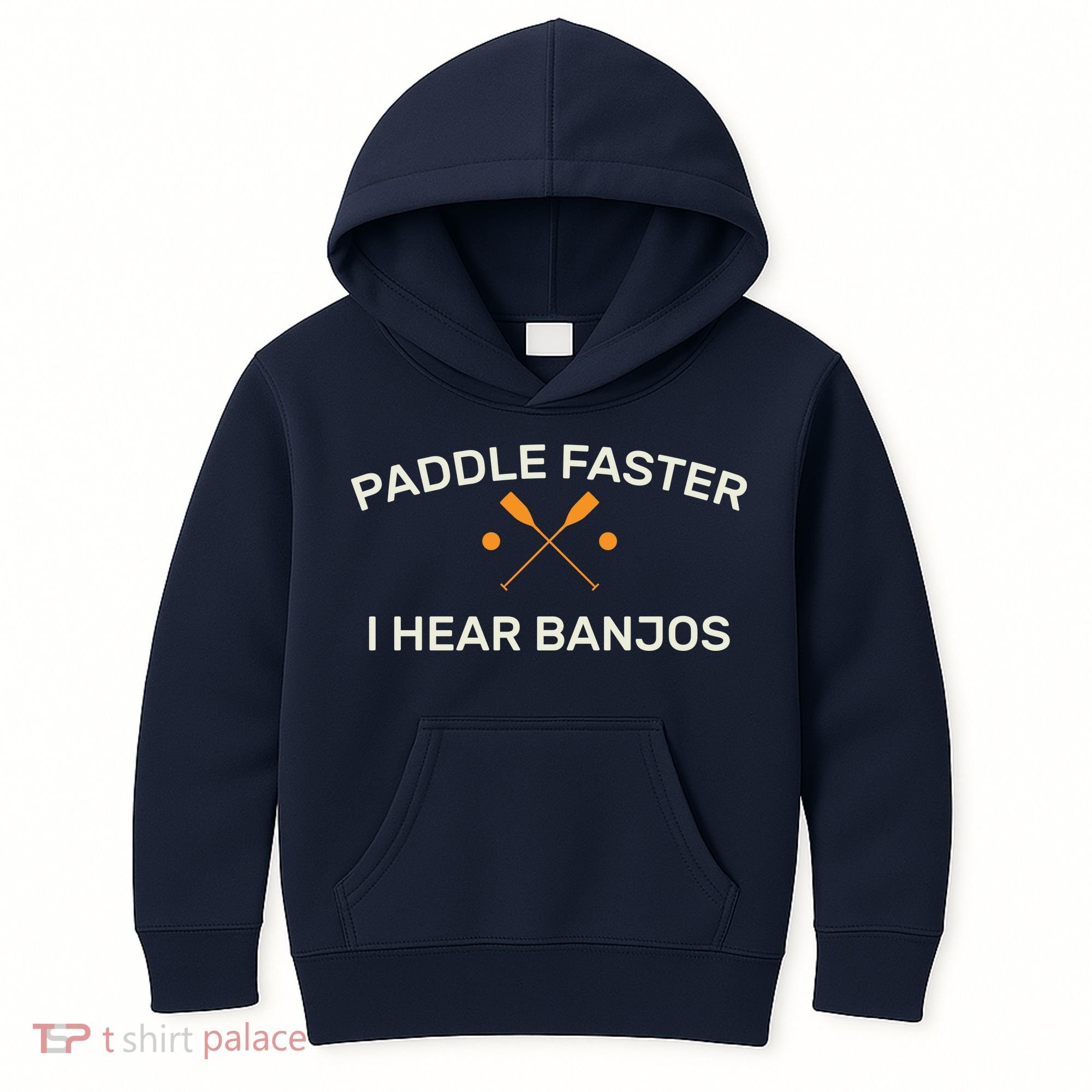 Paddle Faster I Hear Banjos Kids Hoodie