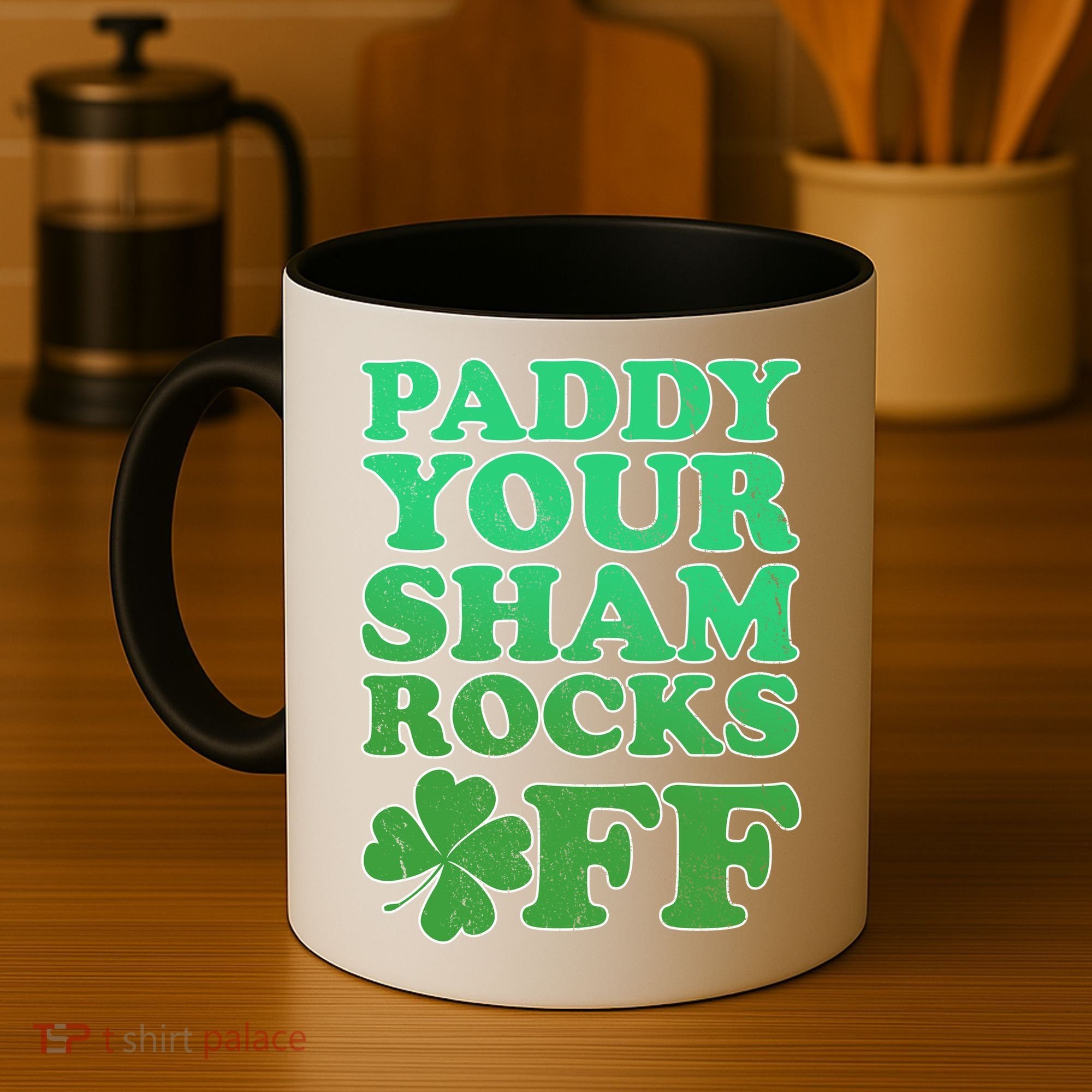 Paddy Your Shamrocks Off Clover Coffee Mug