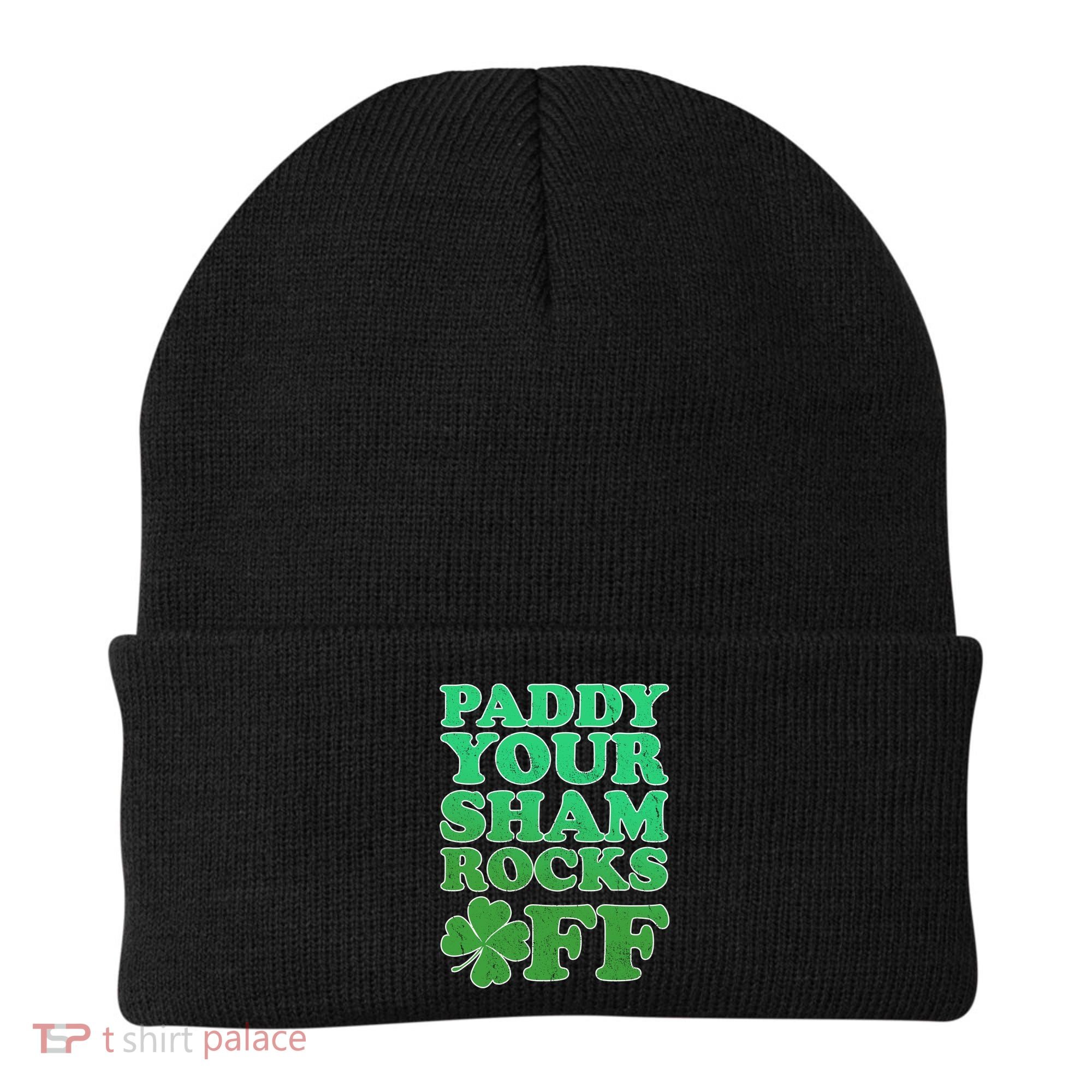 Paddy Your Shamrocks Off Clover Beanie
