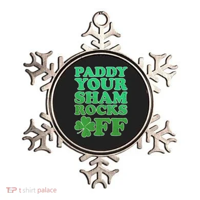 Paddy Your Shamrocks Off Clover Ornament