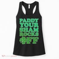Paddy Your Shamrocks Off Clover Women's Tank Top thumb 0
