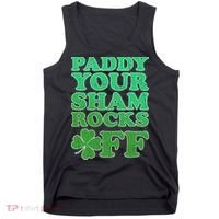 Paddy Your Shamrocks Off Clover Tank Top thumb 0
