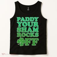 Paddy Your Shamrocks Off Clover Tank Top thumb 2
