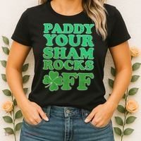 Paddy Your Shamrocks Off Clover Women's T-Shirt thumb 2