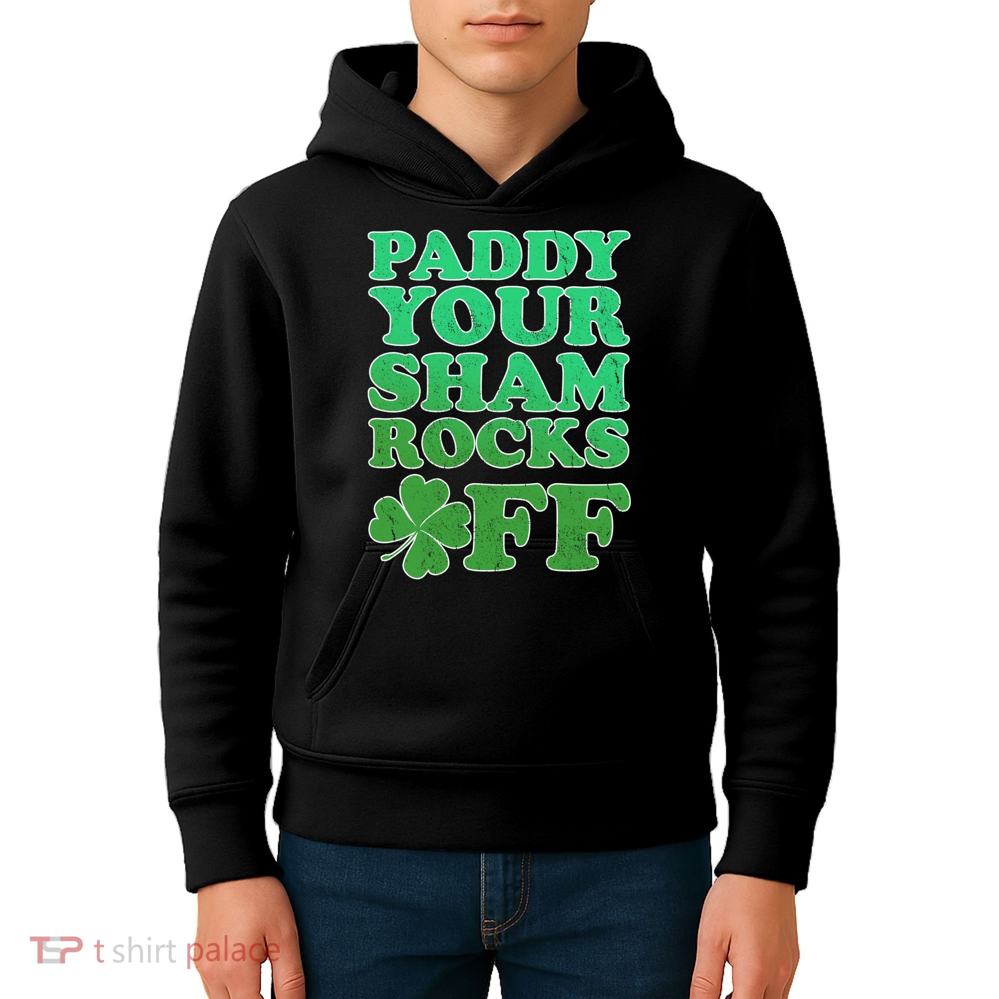 Paddy Your Shamrocks Off Clover Kids Hoodie