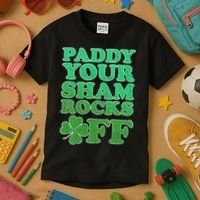 Paddy Your Shamrocks Off Clover Kids T-Shirt thumb 3
