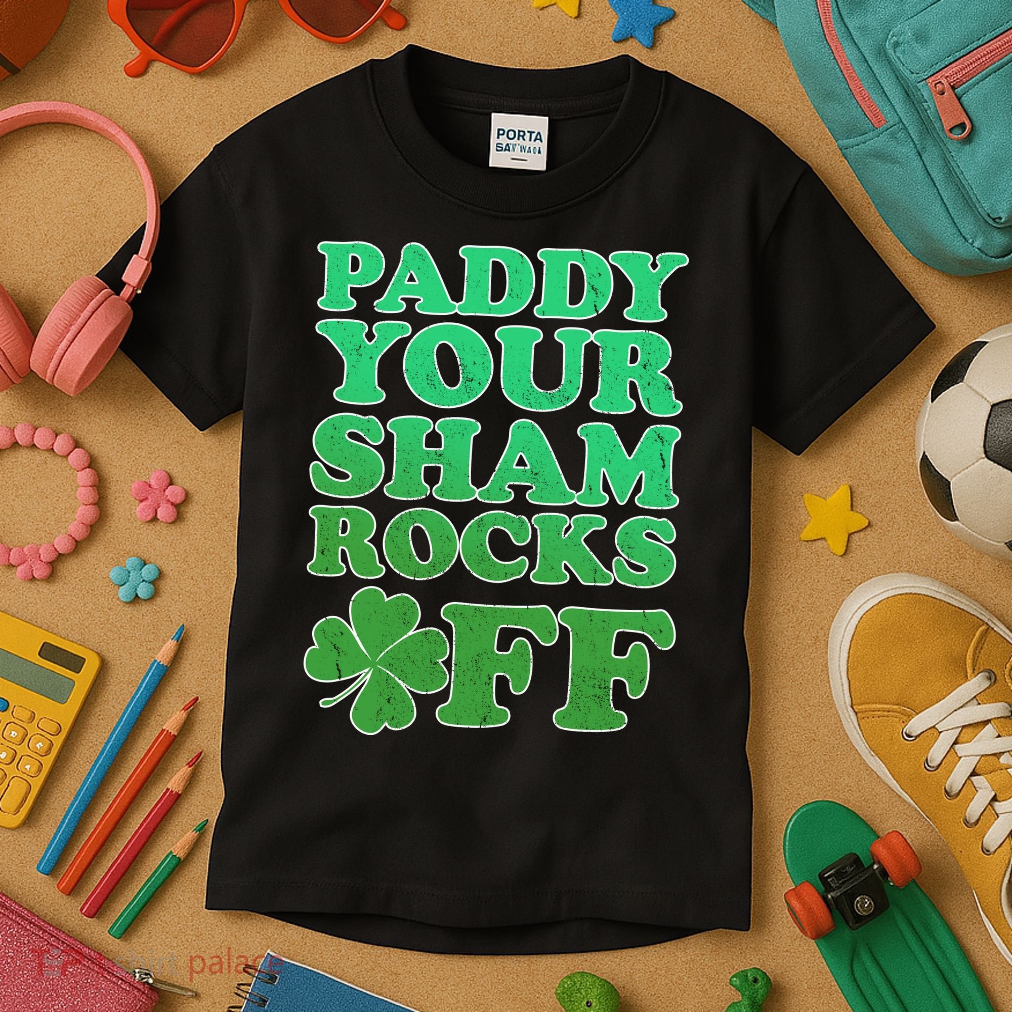 Paddy Your Shamrocks Off Clover Kids T-Shirt