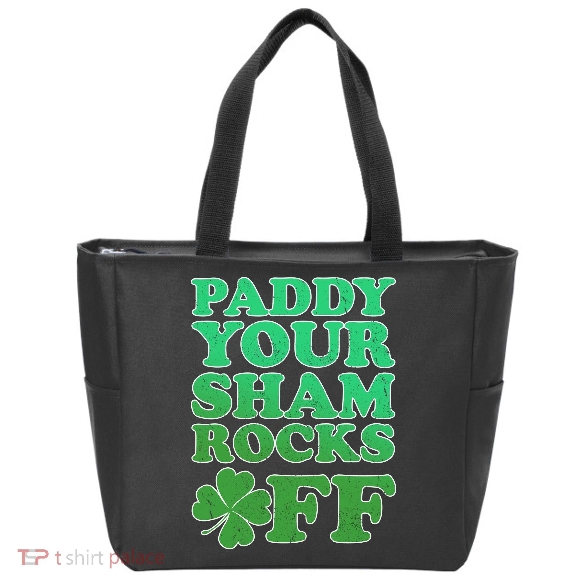 Paddy Your Shamrocks Off Clover Tote Bag