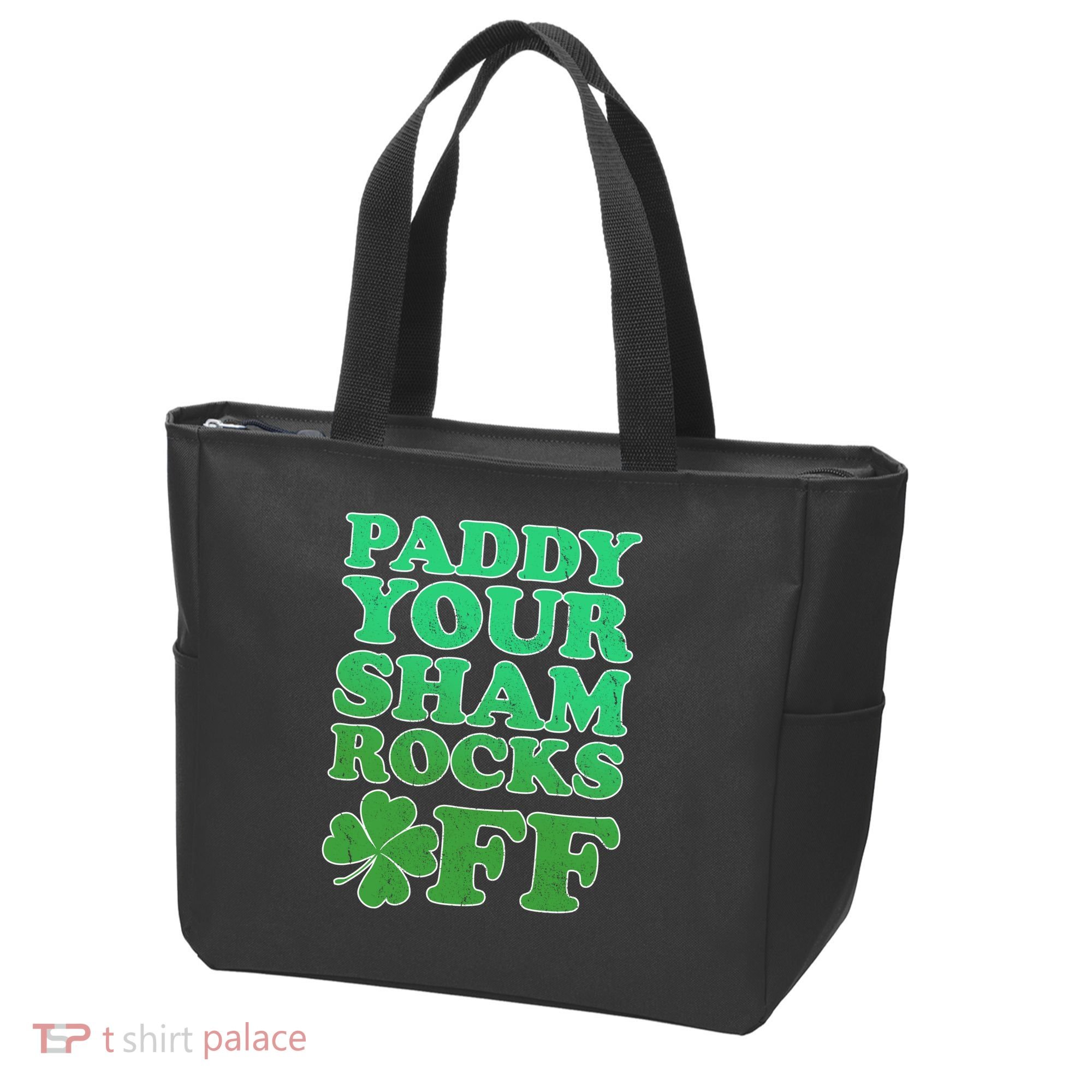 Paddy Your Shamrocks Off Clover Tote Bag